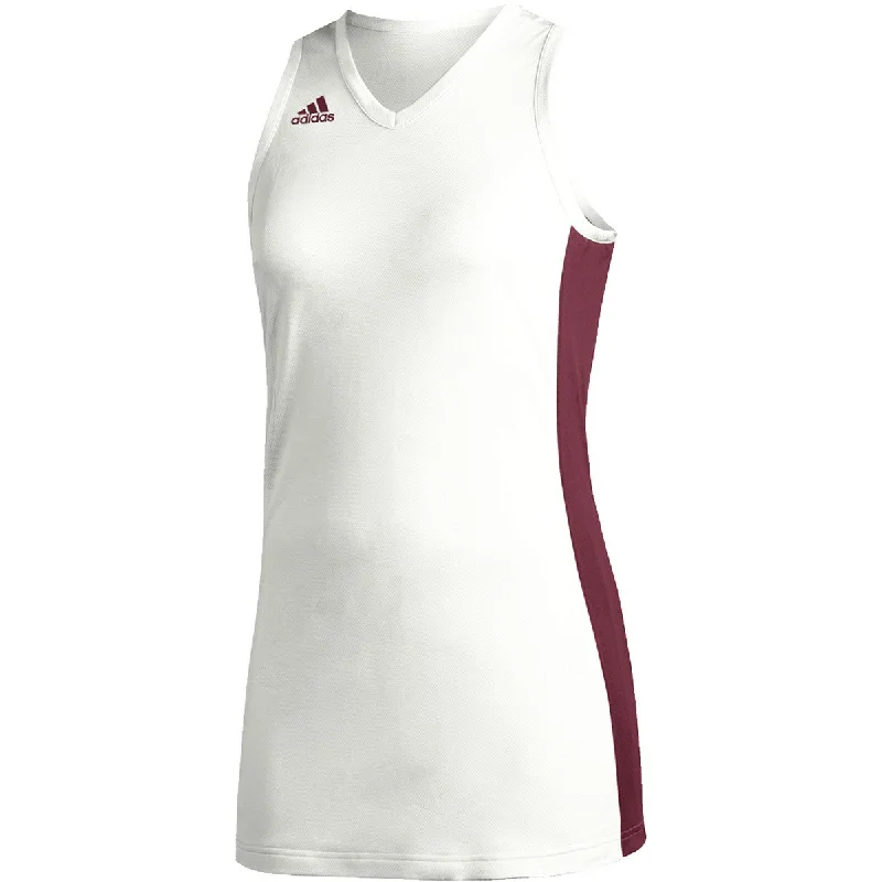 WHITE/TEAM COLLEGIATE BURGUNDY