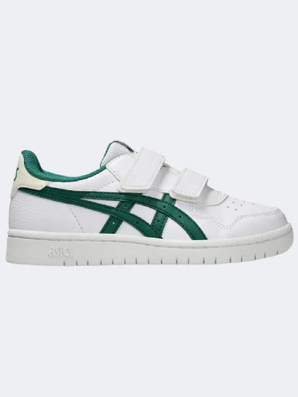 Asics Japan S Ps-Boys Lifestyle Shoes White/Jasper Green