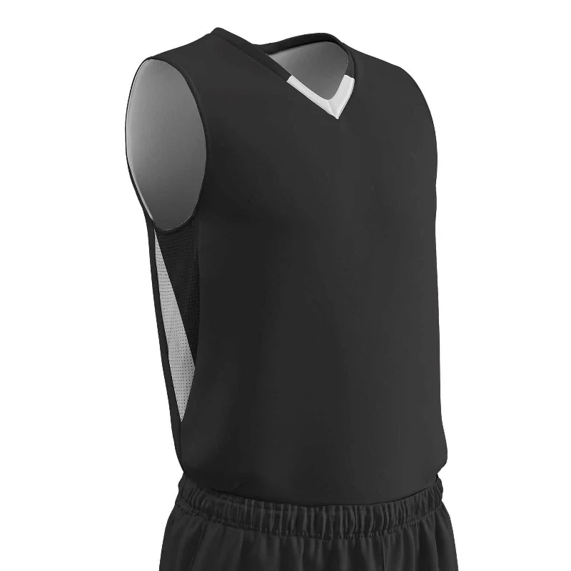 Champro BBJ14 Pivot Reversible Basketball Jersey - Black White