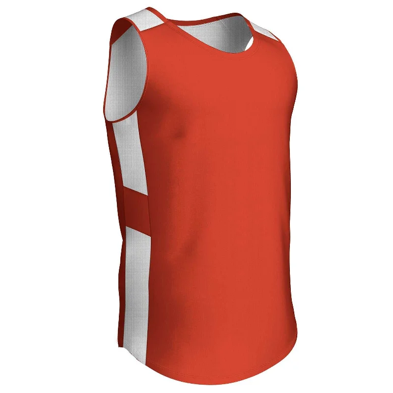 Champro BBJ16 Crossover Reversible Basketball Jersey - Orange White