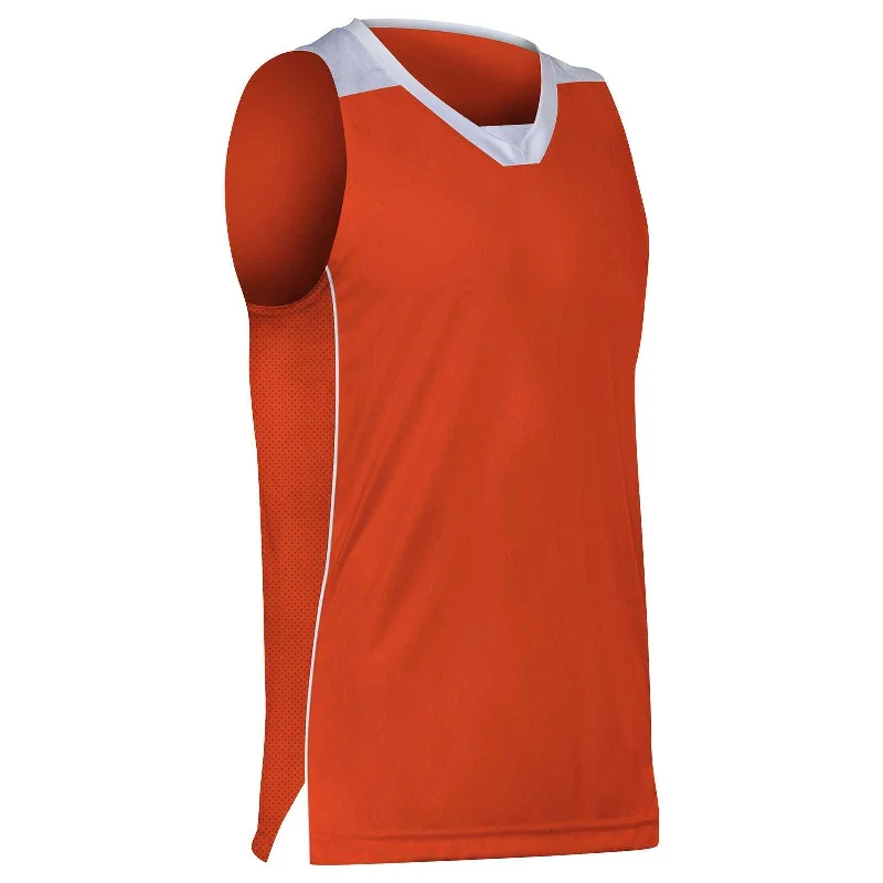 Champro BBJ23 Elite Basketball Jersey - Orange White