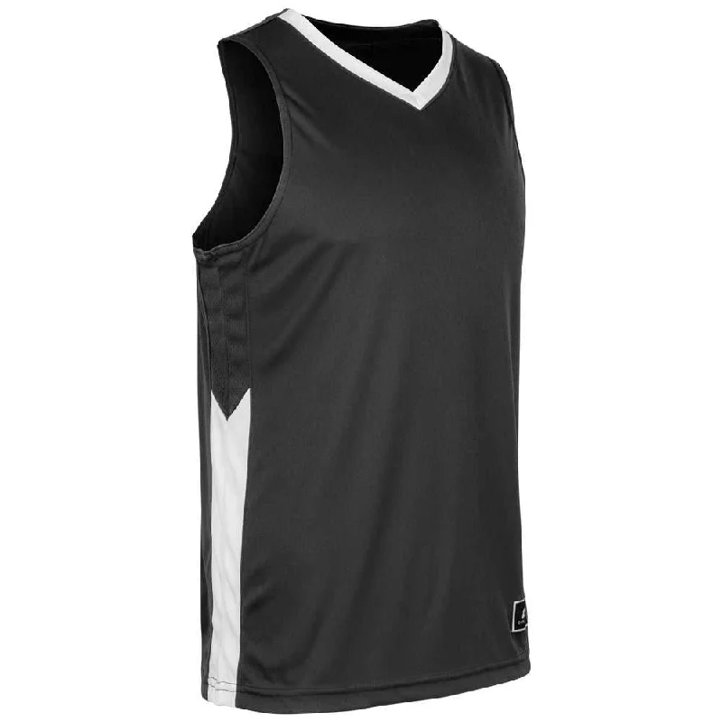 Champro BBJ32 Icon Men's and Youth Basketball Jersey - Black White