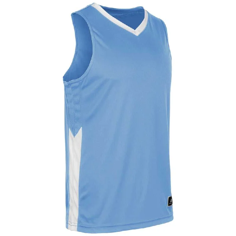 Champro BBJ32 Icon Men's and Youth Basketball Jersey - Light Blue White