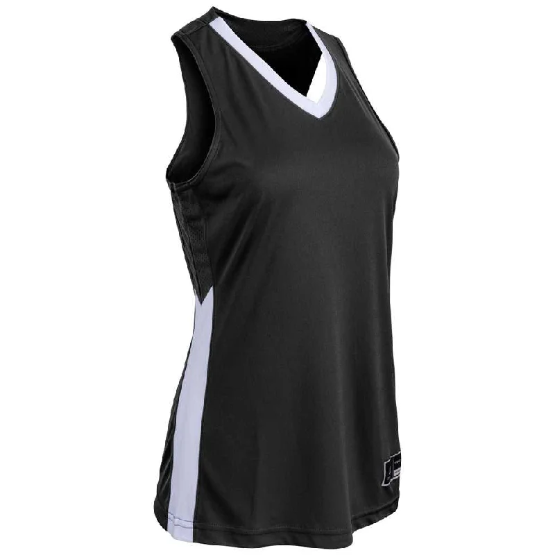 Champro BBJ32 Icon Women's Basketball Jersey - Black White