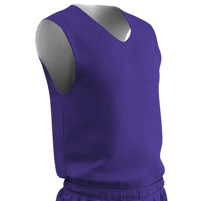 Champro BBJP Polyester Reversible Basketball Jersey Adult - Purple White