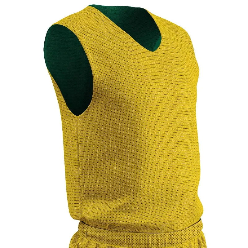 Champro BBJPY Polyester Reversible Basketball Jersey Youth - Forest Gold