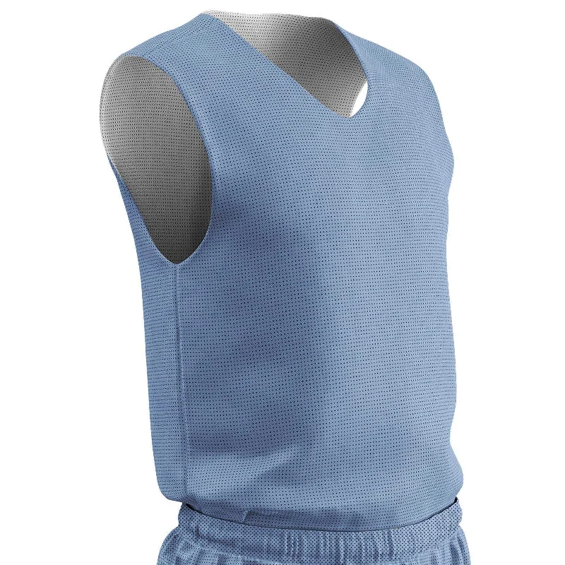 Champro BBJPY Polyester Reversible Basketball Jersey Youth - Light Blue White