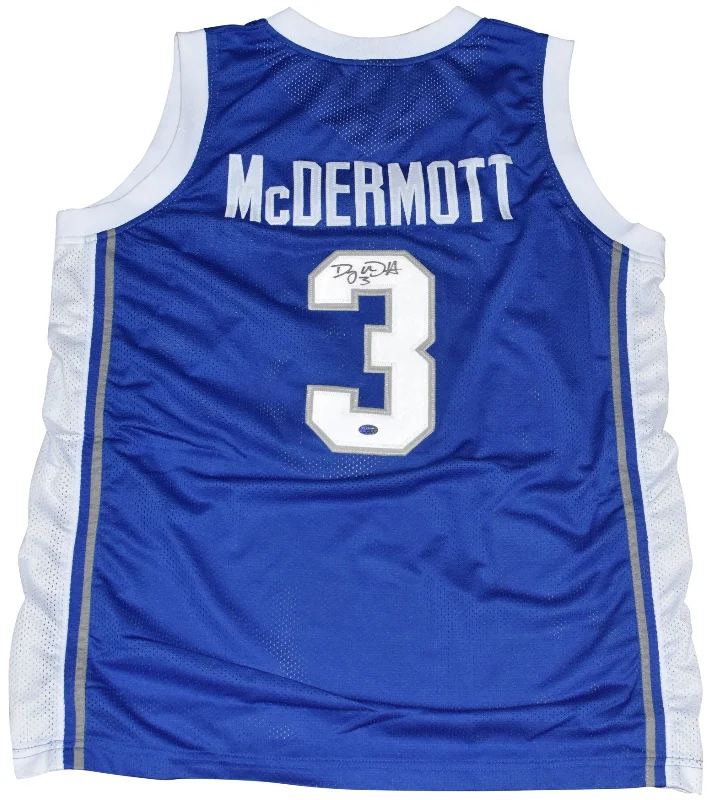 DOUG McDERMOTT AUTOGRAPHED SIGNED CREIGHTON BLUEJAYS #3 BASKETBALL JERSEY GTSM