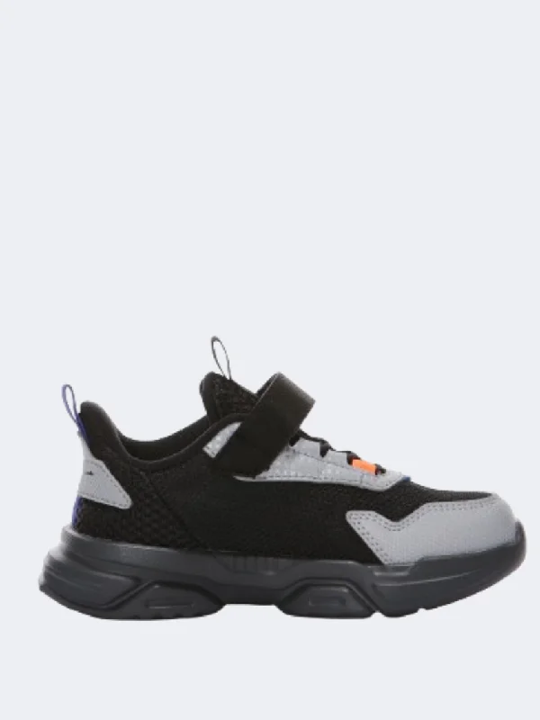 Erke Casual Ps-Boys Lifestyle Shoes Black/Silver