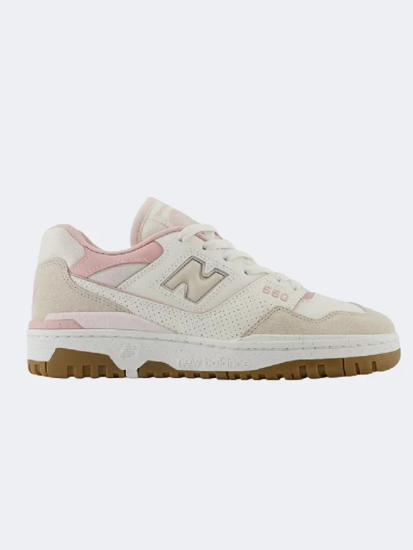 New Balance 550 Women Lifestyle Shoes Sea Salt/Pink