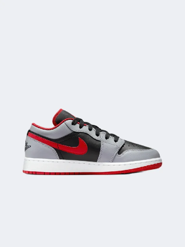 Nike Air Jordan 1 Gs-Boys Lifestyle Shoes Black/Red/Grey/White