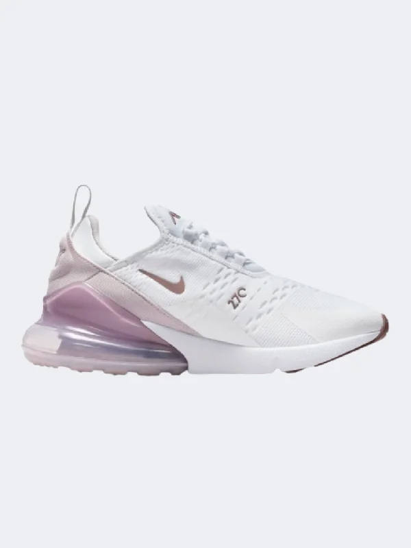 Nike Air Max 270 Women Lifestyle Shoes White/Mauve/Black