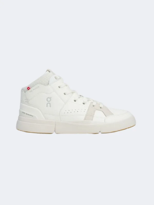 On The Roger Clubhouse 2 Women Tennis Shoes White/Sand