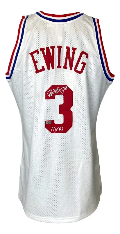 Patrick Ewing Signed Knicks 1991 M&N HWC All-Star Jersey 11x AS Steiner CX