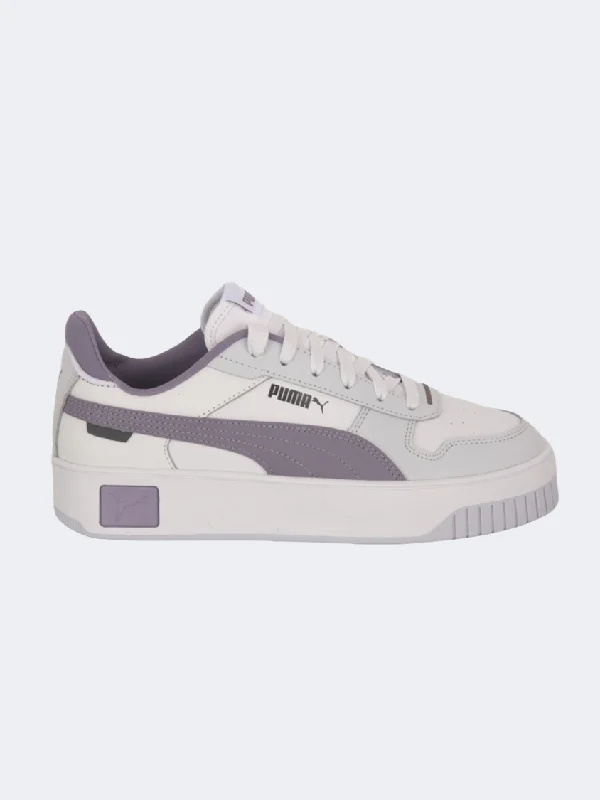 Puma Carina Street Women Lifestyle Shoes White Pale/Silver