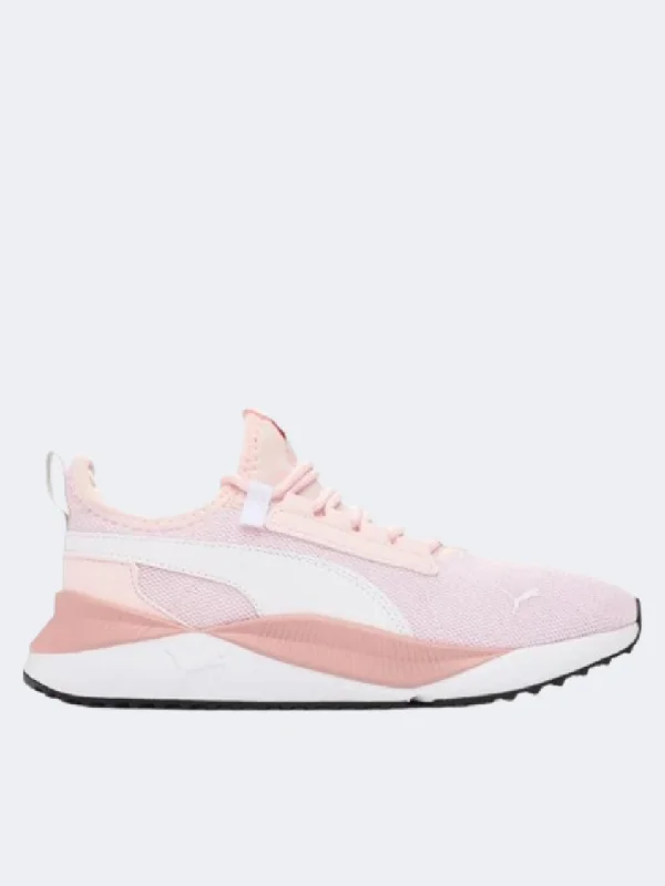 Puma Pacer Easy Street Gs-Girls Running Shoes White/Pink