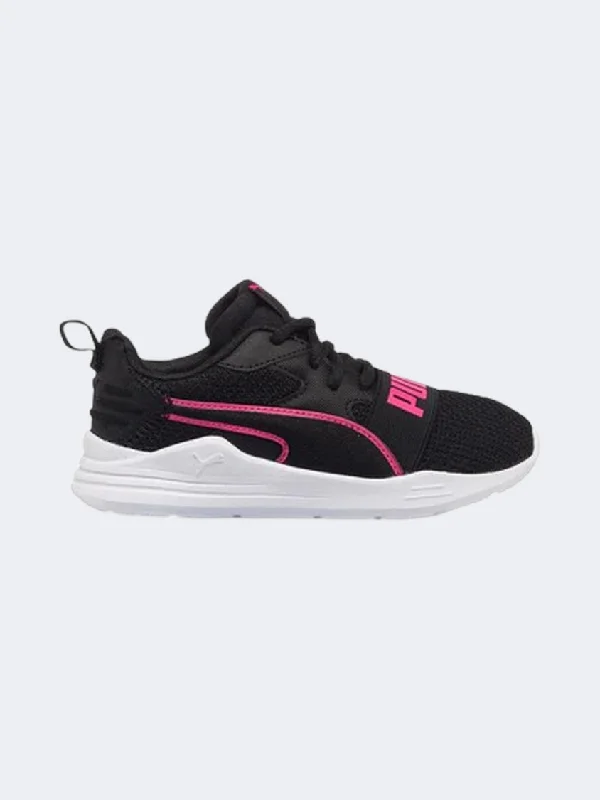 Puma Wired Run Pure Ps-Girls Running Shoes Black/Pink