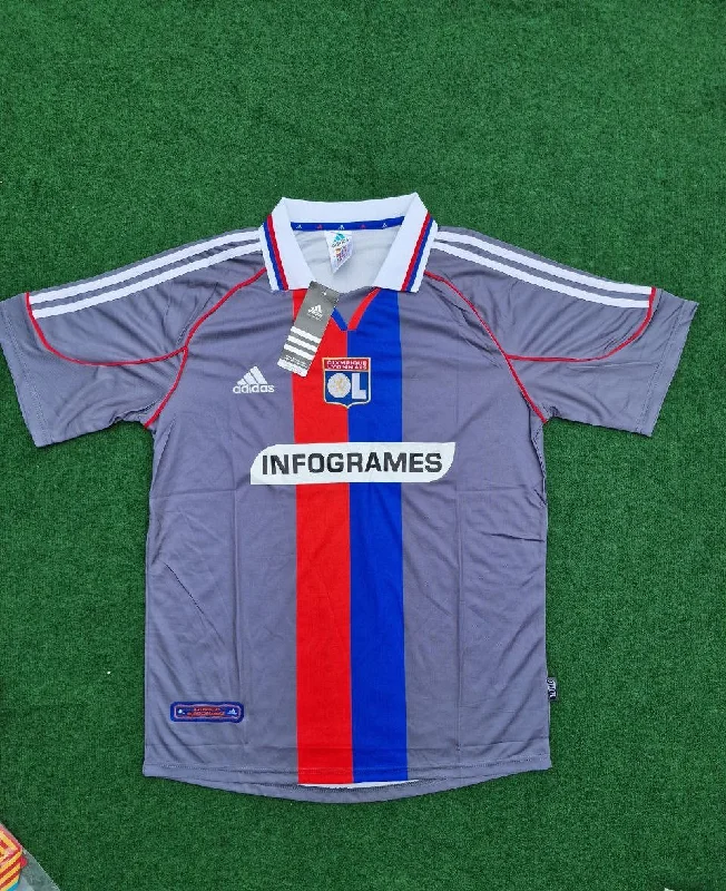 Olympique Lyonnais 01/02 Retro Jersey Maillot Trikot Maglia