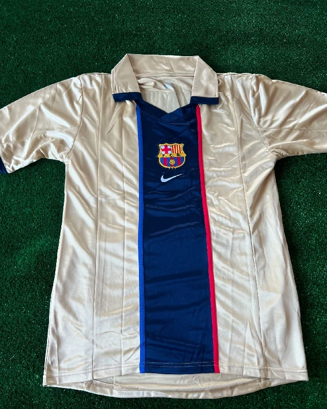 Barcelona 01/02  Rivaldo Retro Jersey Maillot Trikot Maglia