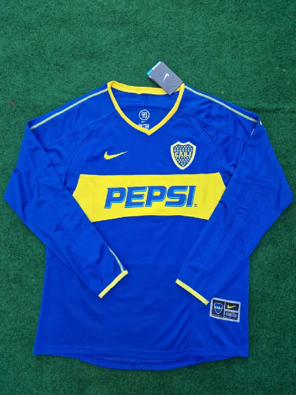 Boca Juniors 2003 2004 Carlos Tevez  Retro Jersey  Maillot Trikot Maglia