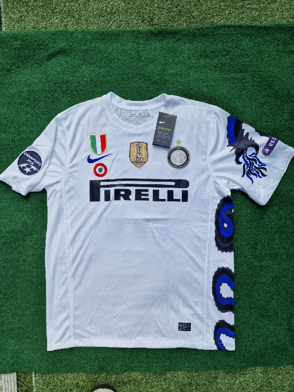 Inter 2010 2011 Wesley Sneijder White Retro Jersey Maillot Trikot Maglia