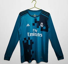 17/18 Real Madrid Third Long Retro Jersey