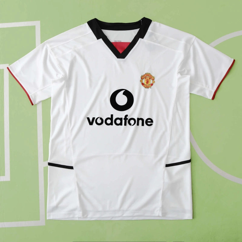 Manchester United 2002 2004 Vodafone Sponsor Retro Jersey