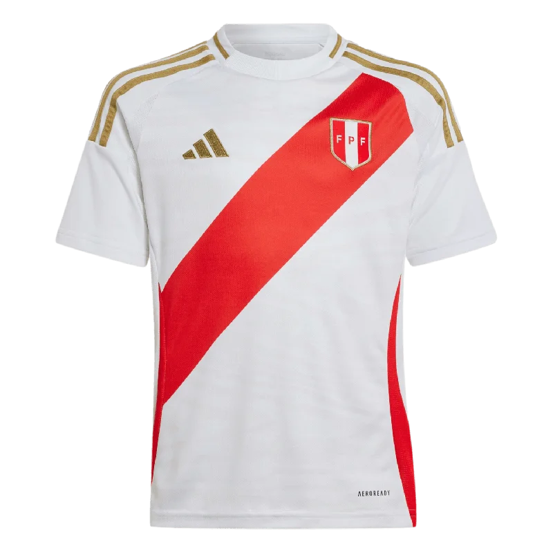 Adidas Peru 2024 Youth Home Jersey