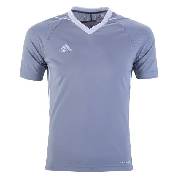 adidas Men's Tiro 17 Jersey Light Grey/White