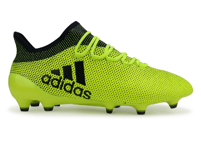 adidas Men's X 17.1 FG Solar Yellow/Legend Ink