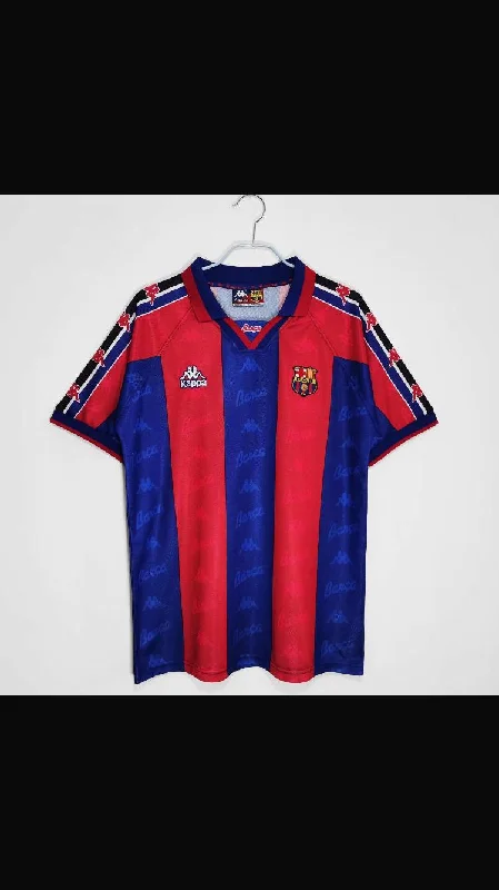 Barcelona Retro Classic Football Home Jersey Ronaldo Nazario