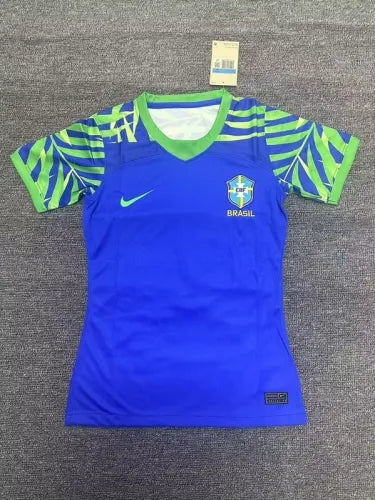 Brazil Woman Blue Away Football Jersey