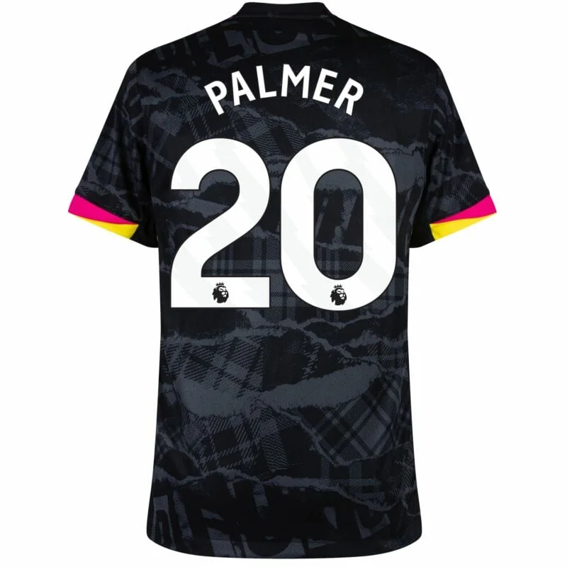 Cole Palmer Chelsea 2025 New Season Away Black Jersey Trikot