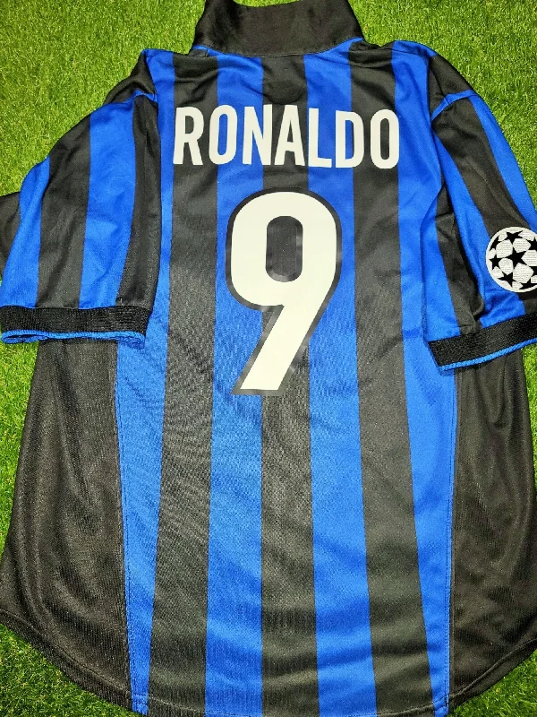 Ronaldo Inter Milan Nike 1998 1999 UEFA Jersey Shirt Maglia L