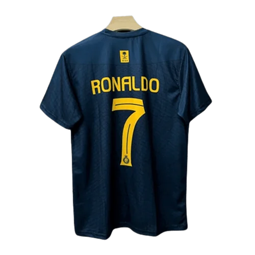 Cristiano Ronaldo Al Nassr 2024 2025 New Season Saudi Black Blue Jersey