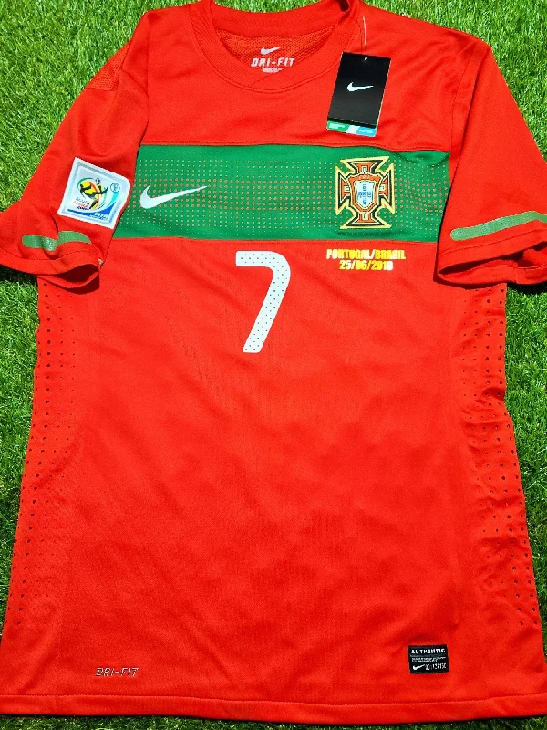 Cristiano Ronaldo Portugal 2010 WORLD CUP PLAYER ISSUE Jersey Camiseta Shirt L SKU# 381703-611