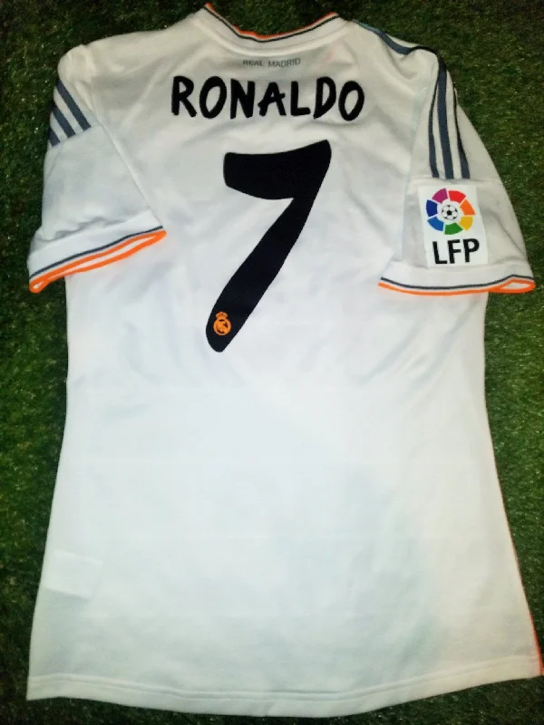 Cristiano Ronaldo Real Madrid MATCH WORN 2013 2014 Jersey Camiseta Shirt L SKU# Z29369