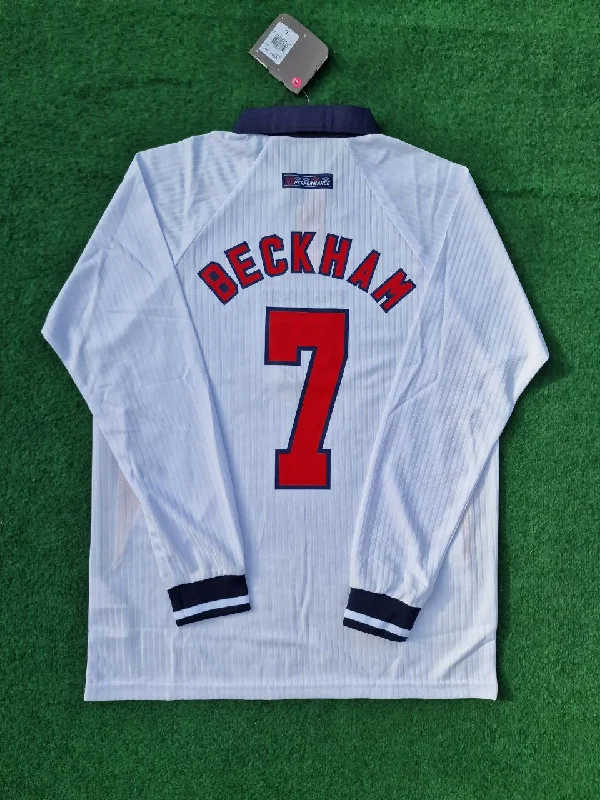 David Beckham England 1998 World Cup Retro Jersey