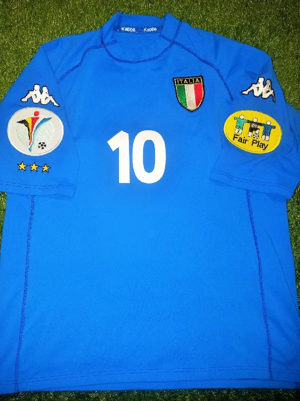 Del Piero Italy Kappa 2000 EURO CUP Home Jersey Shirt L