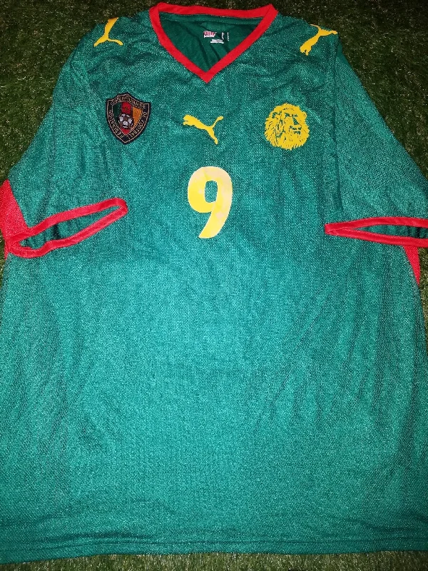 Eto'o Cameroon Puma 2008 2009 Home Jersey Shirt Camiseta L