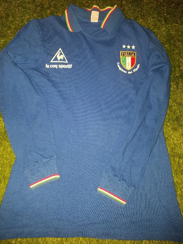 Italy Le Coq Sportif 1982 World Cup Jersey Shirt Trikot Camiseta M