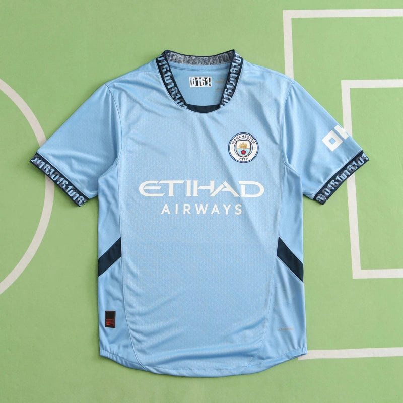 Manchester City New Season Short Sleeve  Jersey Maillot Knitwear Maglia