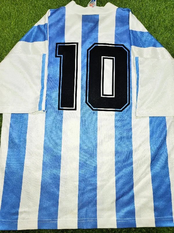 Maradona Argentina Adidas 1990 1991 1992 Home Jersey Shirt Camiseta Maglia L