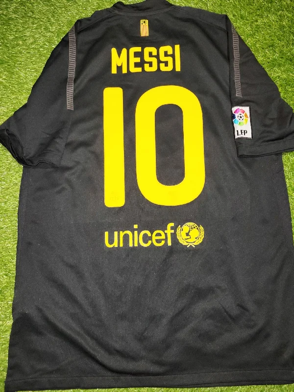 Messi Barcelona 2011 2012 Away Soccer Jersey Shirt L SKU# 419880-010