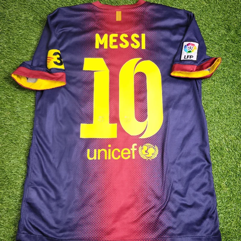 Messi Barcelona 2012 2013 Soccer Jersey Shirt M SKU# 478323-410