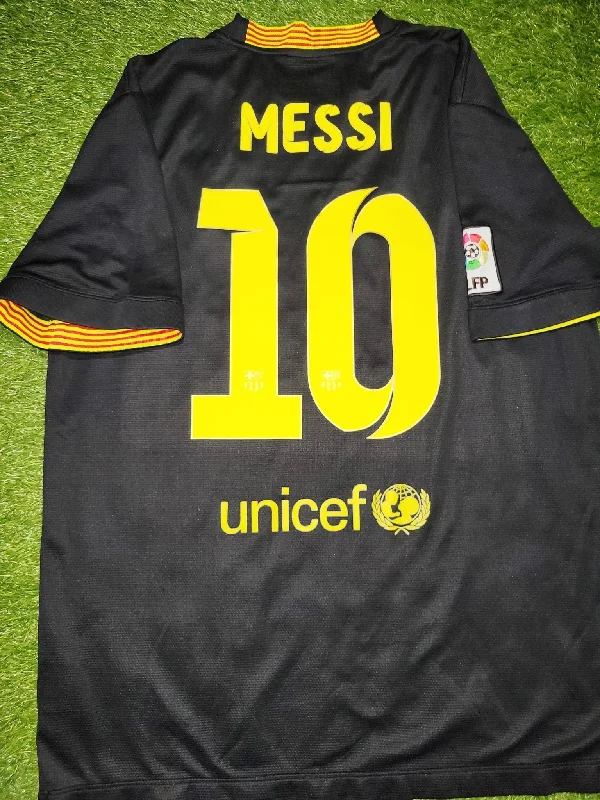 Messi Barcelona 2013 2014 Third Soccer Jersey Shirt L SKU# 532824-013