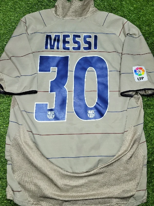 Messi Barcelona DEBUT SEASON 2004 2005 Third Soccer Jersey Shirt M SKU# 112587