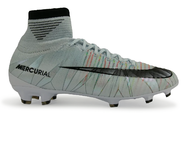 Nike Kids Mercurial Superfly V CR7 Dynamic Fit  FG Blue Tint/Black/White