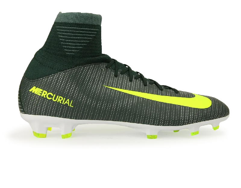 Nike Kids Mercurial Superfly V CR7 FG Seaweed/Volt/Hasta/White