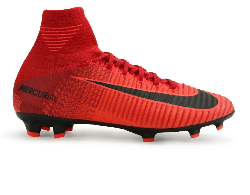 Nike Kids Mercurial Superfly V Dynamic Fit FG University Red/Black